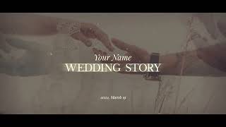 Wedding Slideshow | Emotional Love Story | Clean Cinematic – Free Download After Effects Template