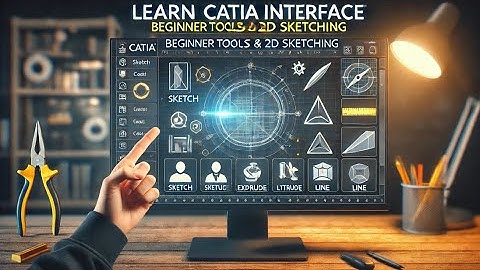 CATIA V5 R21 | INTERFACE OF CATIA | UNDERSTANDING OF DIFFERENT TOOLS | TOOL RECOVERY