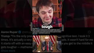 Celebrity Trump Brags About “Hard” Cognitive Test… It’s a Dementia Screening #politics #fyp #new Net Worth