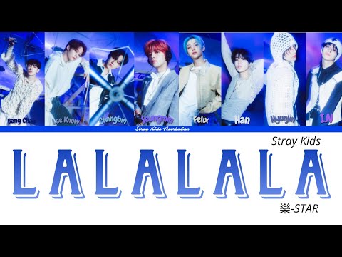 Stray Kids "락 (樂) (LALALALA)" | Color Coded Lyrics az/tr/ing tərcüməli