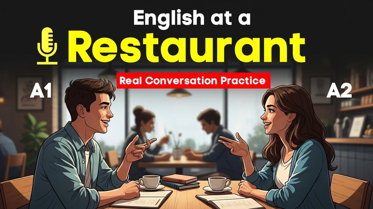 How to Order Food in English at a Restaurant – Real Conversation Practice for Beginners