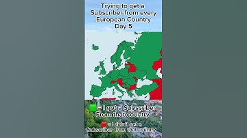Trying to get a subscriber from every European country day 5 #europe
