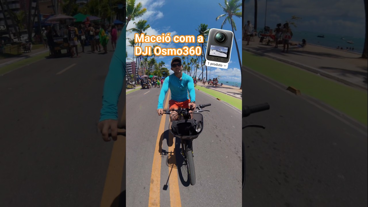 Descubra Macei&oacute; de todos os &acirc;ngulos com a nova c&acirc;mera DJI Osmo360 #Macei&oacute; #djiosmo360 #osmo360 #dji