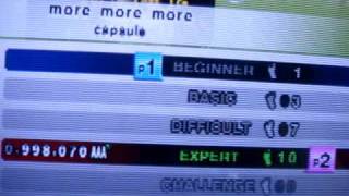 DDR X2: Difficulty selection bug