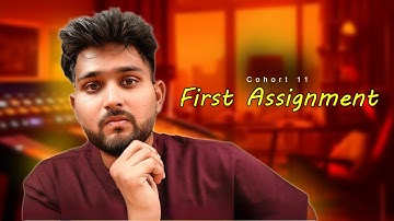 Tharun speaks Not Just a Video editing cohort 11.0 | First Assignment