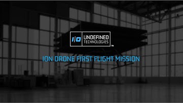 The US VTOL Ion Drone First Mission Flight