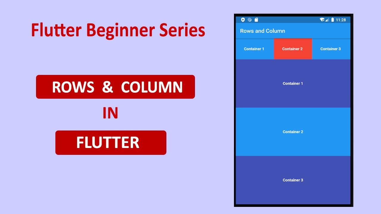 A Complete Flutter Row Column Tutorial With 12 Examples #7 Rows And ...