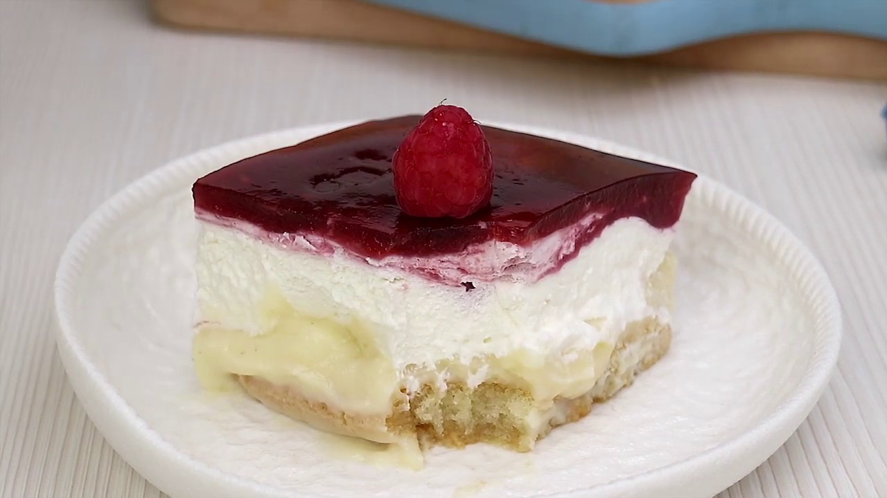 Himbeer Schicht Dessert - YouTube