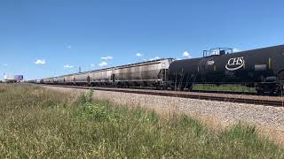 BN Green Duo On The Staples - BNSF 1964 Leads The H-GFDNTW (8-4-2020)