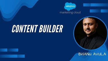 Salesforce Marketing Cloud Training - Session 10 : Content Builder