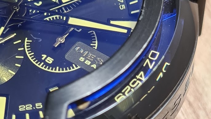 Diesel Griffed Chronograph Black Stainless Steel Watch DZ4529 - YouTube
