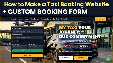 How to make Taxi Booking Website 2025 | How to create Taxi Booking Form 2025