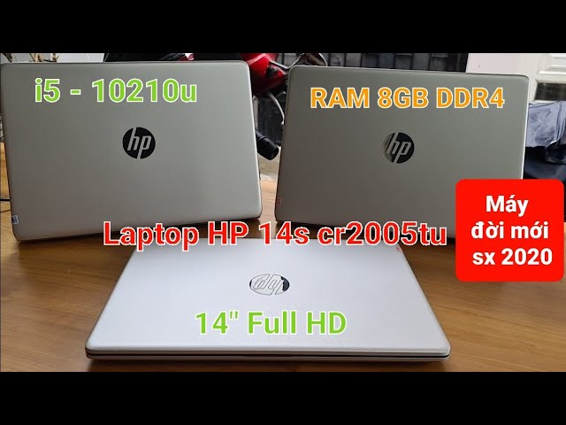 HP 14s | laptop đời mới, giá rẻ, hiệu năng cao Core i5 10210u/ 8gb/ SSD NVME 256GB/ 14" full HD