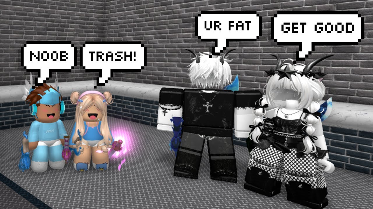 Beating TEAMERS As A Cute Plushie With My Girlfriend In MM2...