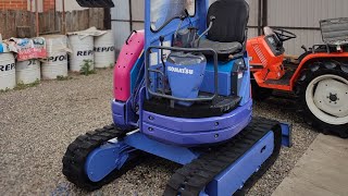 обзор японский миниэкскаватор ПРОДАН! Komatsu PC12UU-2