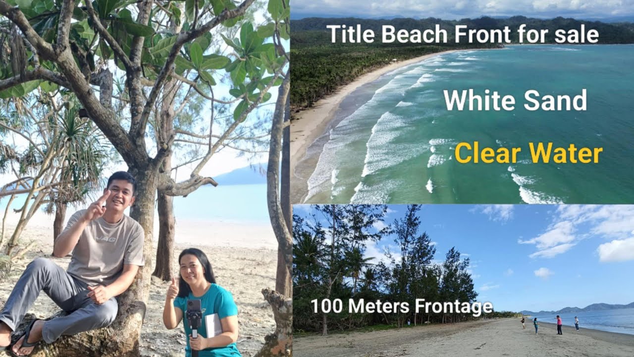 #Vlog413 TITLE 3 HECTARES WHITE SAND BEACH FOR SALE | Pinong Buhangin 100 Meters Frontage