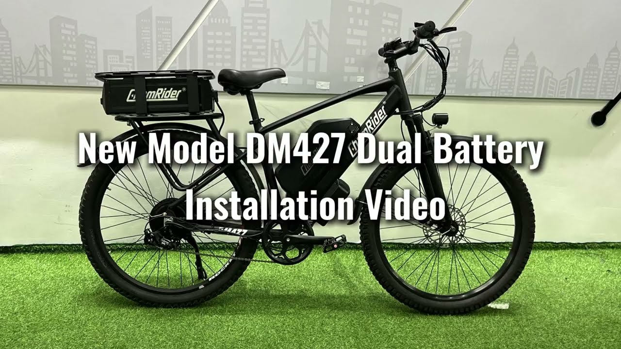 Chamrider DM427 Electric Bike Dual Battery Installation Video