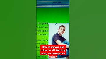 How to remove photo or images one colour by using set transparent colour #tricks