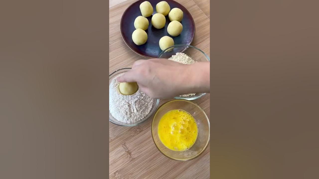 Potato cheese ball! #shorts Potato cheese ball! #shorts