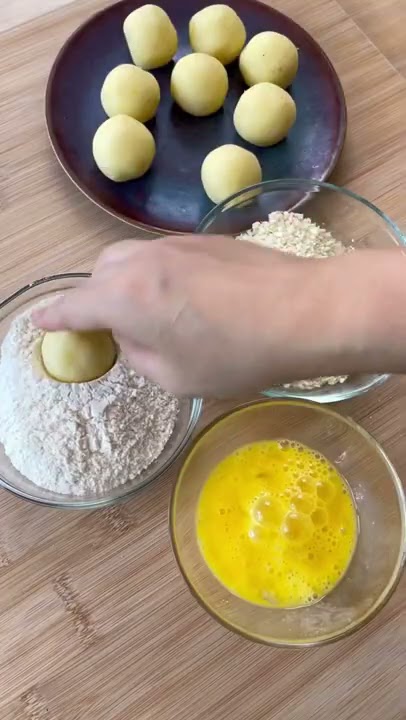 Potato cheese ball! #shorts