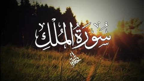 السورة المنجيه من عذاب القبر (سورة الملك) || عمرطه 🤍❤️🍂