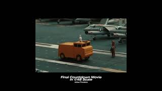 F-7 Corsair Emergency Landing : Final Countdown Movie in Miniature World #aircraftcarrier @JuliusPerdana