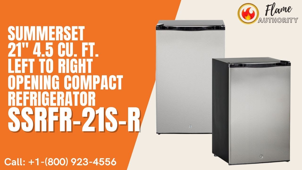 Summerset 21 4.5 Compact Refrigerator w/ Reversible Door