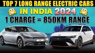 Top 7 Long Range Electric Cars in India 2024 | Electric Vehicles India