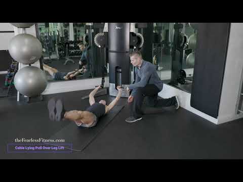 Cable Lying Pull Over Leg Lift