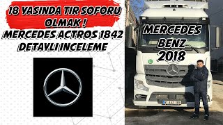 18 Yaşinda Tir Şoförü Olmak - Yeni̇ Actros 1842