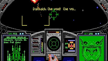 Wing Commander PC MS-DOS Gameplay (Gimle 3) [EGA/AdLib]