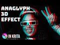 Anaglyph 3D Effect (Krita Tutorial)