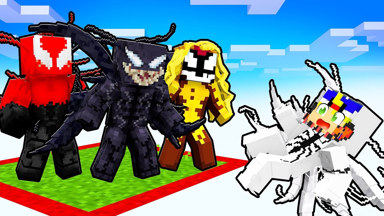 PRESO EM UMA CHUNK com AS SIMBIONTES no Minecraft!