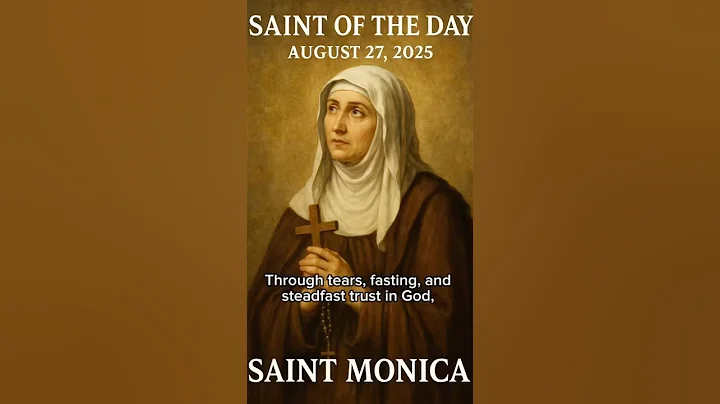 Saint of the Day | August 27, 2025 | Saint Monica ✝️🙏🏻 #Shorts #Saints #SaintoftheDay