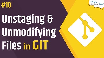 How to Unstaging and Unmodifying Files in GIT | Tutorial For GIT
