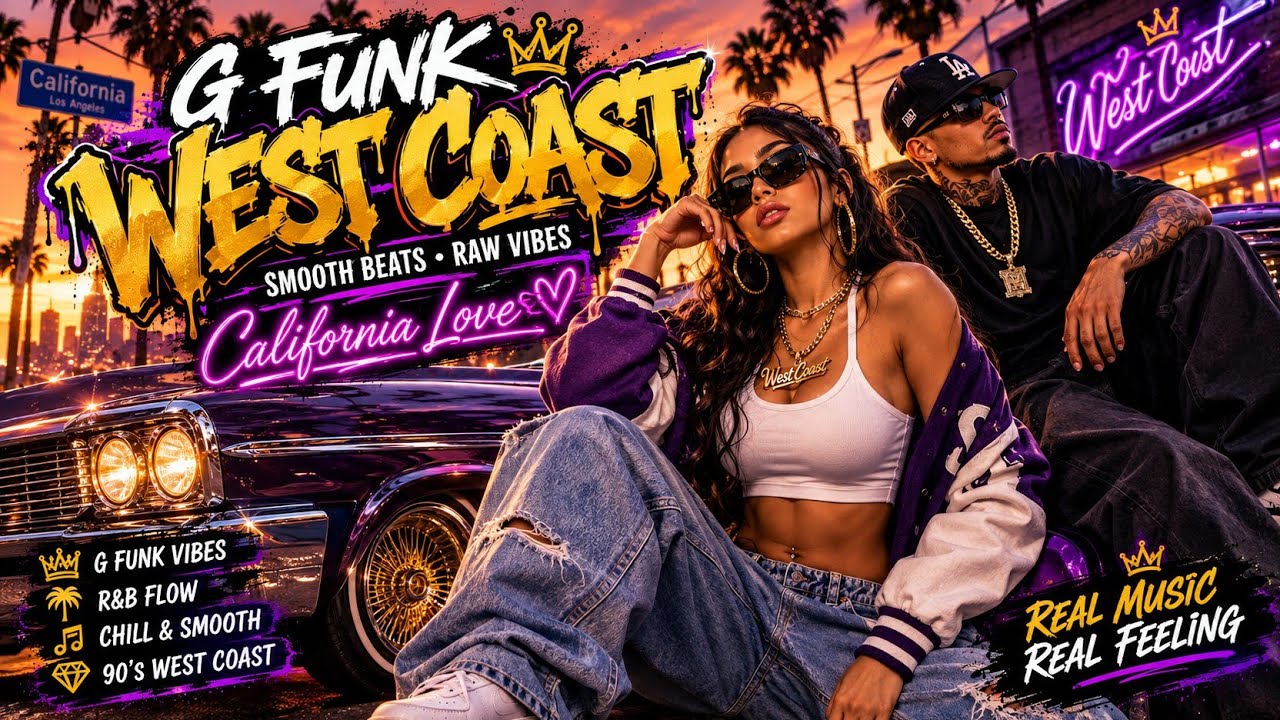 や*す様 Nuttz & The Relativz g-rap g-funk g G-FUNK FOREVER 🌴 90s West Coast Vibes | Smooth Hip Hop & R&B Mix