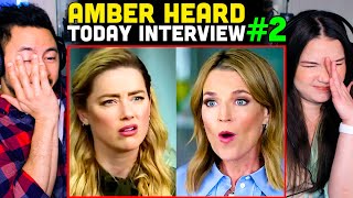 AMBER HEARD Today Interview #2 | Achara Gets Triggered