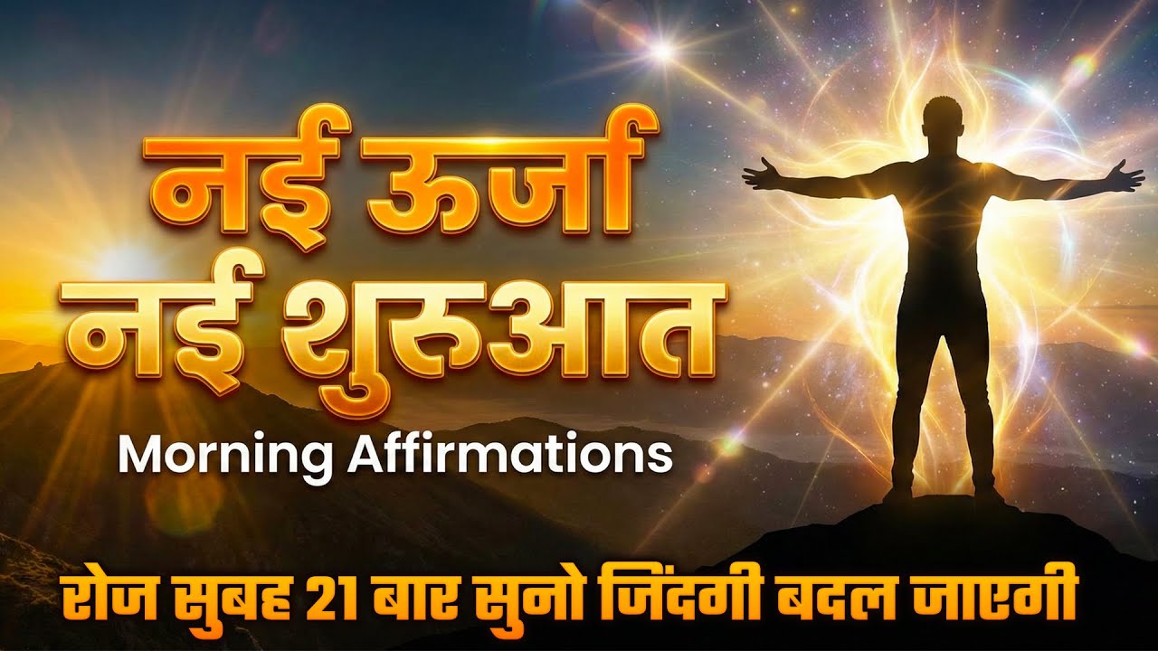 15 मिनट की शक्तिशाली Affirmations | नई शुरुआत नई ऊर्जा | Law of Attraction Hindi