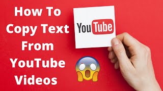 How Can I Copy Text from a YouTube Video | How do you copy and paste text from a video | screenshot 4