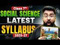 Class 7 SST Strategy 2026-27 🔥 | Score Full Marks in SST Exam | Complete Syllabus + Study Plan