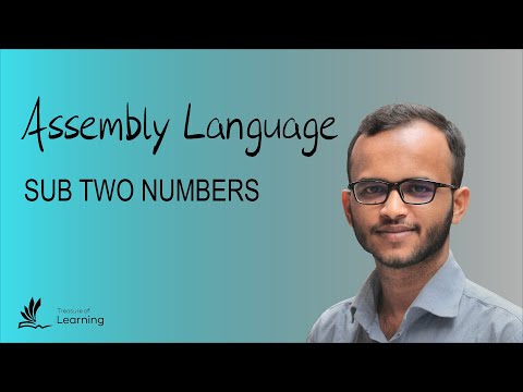 Assembly Language Programming Two Number SUB concept Bangla Tutorial