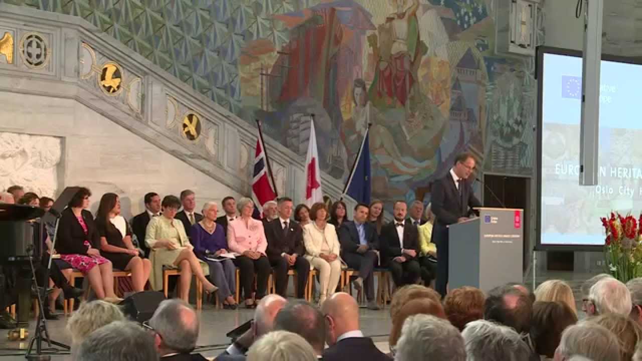 European Heritage Awards Ceremony, Oslo City Hall, 11 June 2015