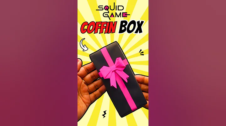 How to make squid game coffin box | DIY squid game coffin box