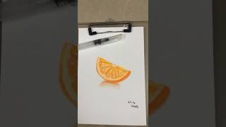 Watercolour Orange Slice ?shorts viral