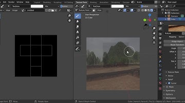 Texture paint in 3D animation Blender 2.8 I Texture painting with stencil I UV editing I Realistic