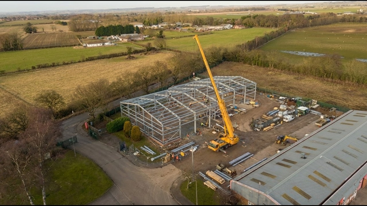Drone Construction Site Timelapse