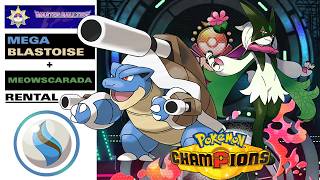 Big Man Blastoise and Meowscarada Take Over Pokemon Champions