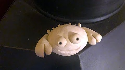 Sculpting with Air Dry Clay: Cartoon Crab, shaping , score & slip, reinforcement coils & weld