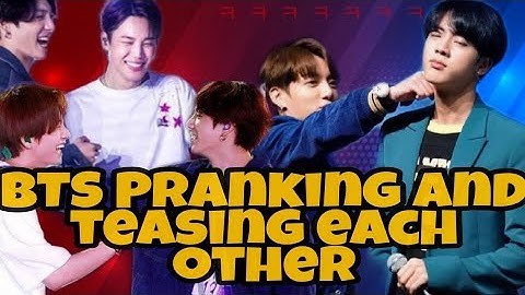 BTS Pranking and teasing each other #btsfunny #btsiconicfunny