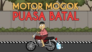 Puasa Batal Karena Motor Mogok | Animasi Kocak Kartun Lucu | Warganet Life